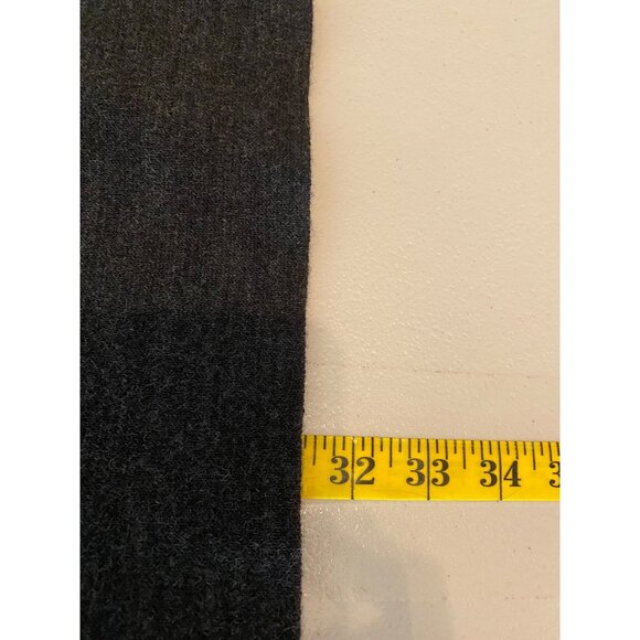 Linea Maglia Gray Black Sleeveless Knit Vest w/ Hood Wool Blend Italy Medium - Picture 5 of 7